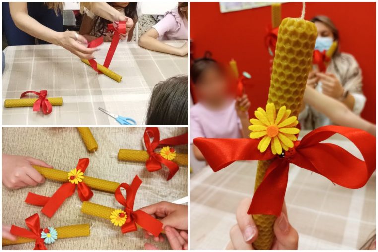 εργαστήρι λαμπάδας Γαλάτσι